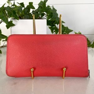 HERMES Azap Silk-In Long Zip Wallet | Authentic HERMES Leather Zip Wallet